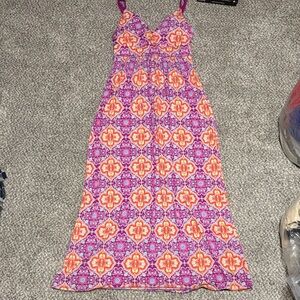 Vibrant Floral Maxi Dress